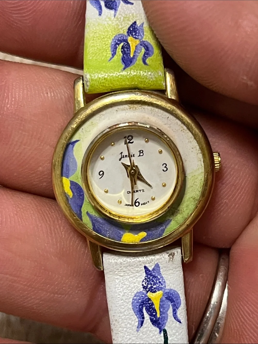 Women's Gold-Tone Brown Leather Strap Watch - Brown